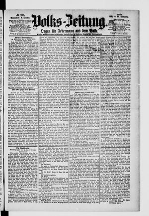 Volks-Zeitung vom 09.10.1875