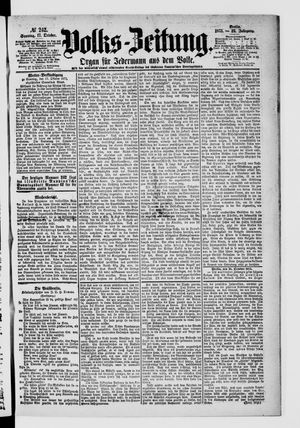 Volks-Zeitung vom 17.10.1875