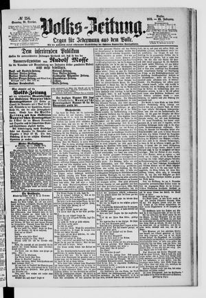 Volks-Zeitung vom 31.10.1875