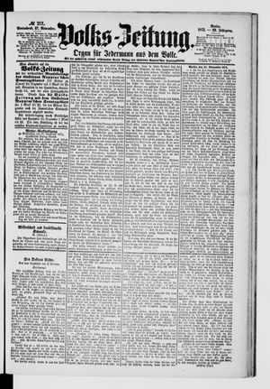 Volks-Zeitung on Nov 27, 1875