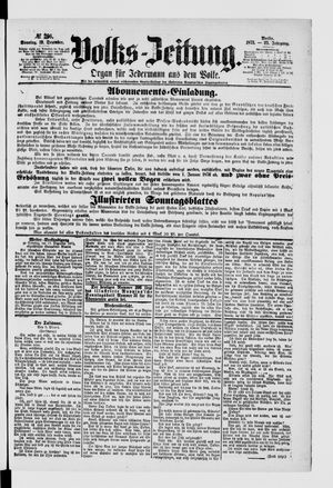 Volks-Zeitung vom 19.12.1875