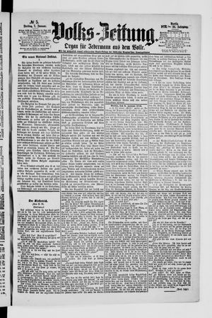 Volks-Zeitung vom 07.01.1876