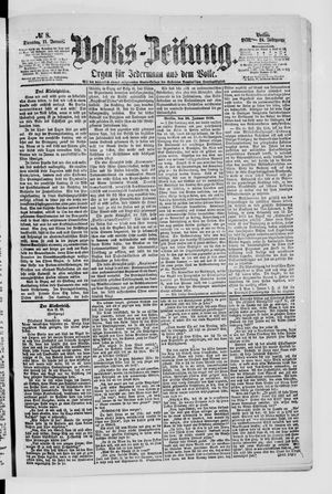 Volks-Zeitung vom 11.01.1876