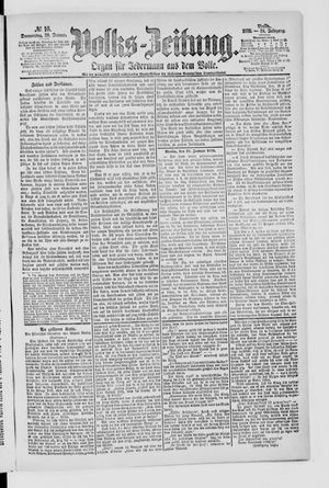 Volks-Zeitung vom 20.01.1876