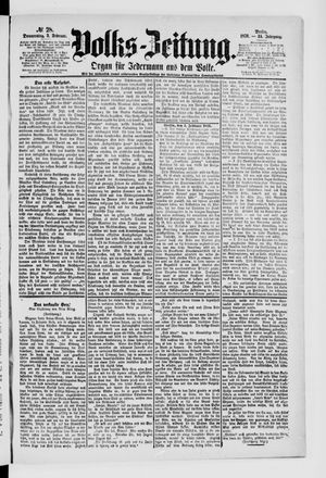 Volks-Zeitung on Feb 3, 1876