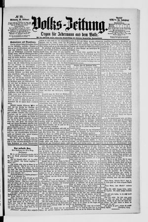 Volks-Zeitung on Feb 16, 1876
