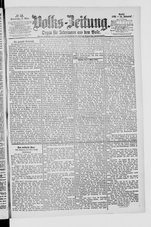 Volks-Zeitung vom 02.03.1876