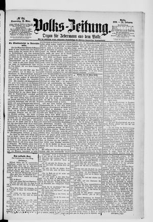Volks-Zeitung on Mar 16, 1876