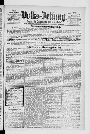 Volks-Zeitung vom 19.03.1876