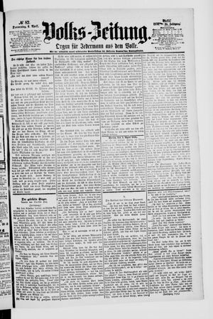 Volks-Zeitung on Apr 6, 1876
