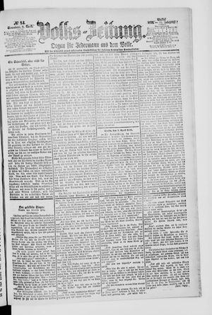 Volks-Zeitung on Apr 8, 1876