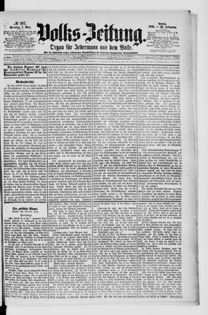 Volks-Zeitung vom 07.05.1876