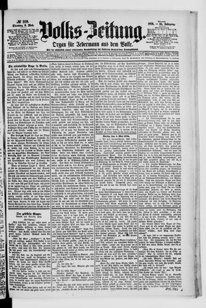 Volks-Zeitung on May 9, 1876