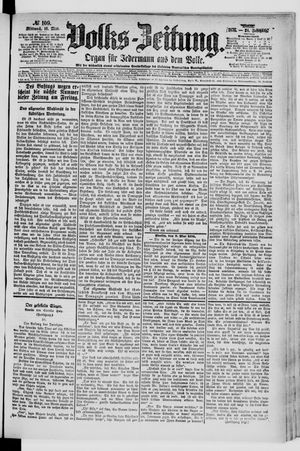 Volks-Zeitung vom 10.05.1876