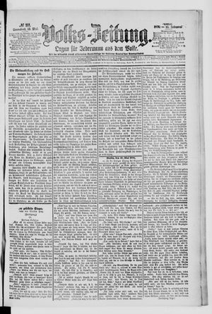 Volks-Zeitung vom 13.05.1876