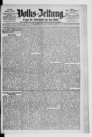 Volks-Zeitung vom 14.05.1876