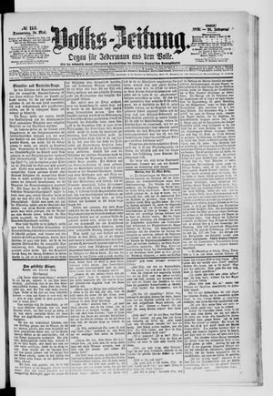Volks-Zeitung vom 18.05.1876