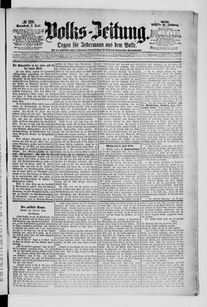 Volks-Zeitung vom 03.06.1876