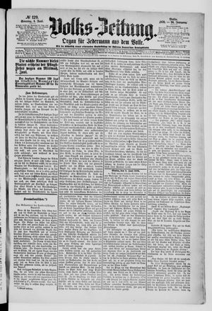 Volks-Zeitung vom 04.06.1876
