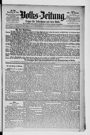 Volks-Zeitung on Jun 29, 1876
