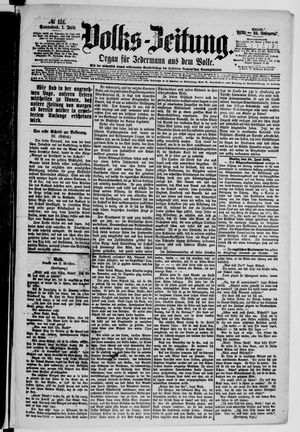 Volks-Zeitung vom 01.07.1876