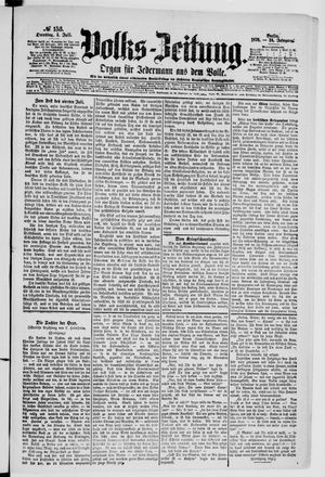 Volks-Zeitung on Jul 4, 1876