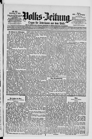 Volks-Zeitung vom 06.07.1876