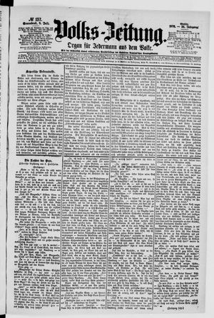 Volks-Zeitung vom 08.07.1876