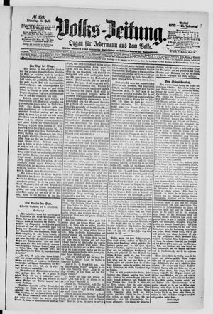 Volks-Zeitung vom 11.07.1876