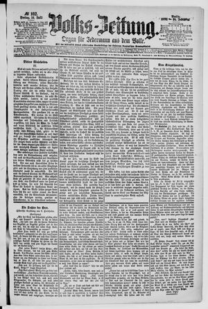 Volks-Zeitung vom 14.07.1876