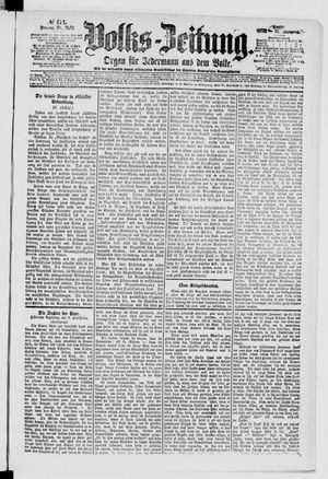 Volks-Zeitung on Jul 28, 1876