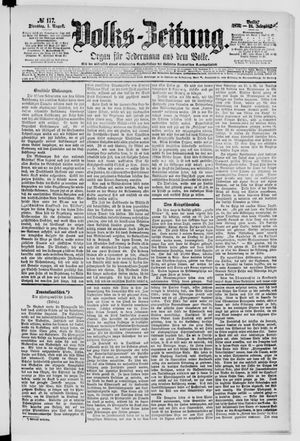 Volks-Zeitung on Aug 1, 1876