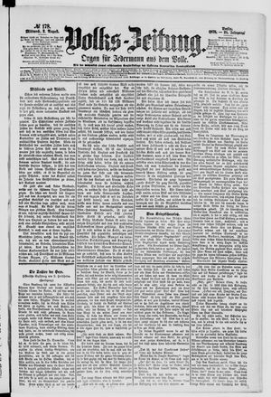 Volks-Zeitung vom 02.08.1876