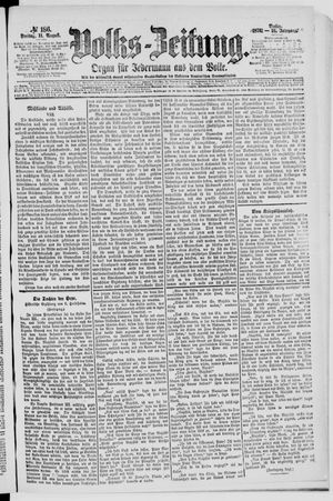 Volks-Zeitung vom 11.08.1876