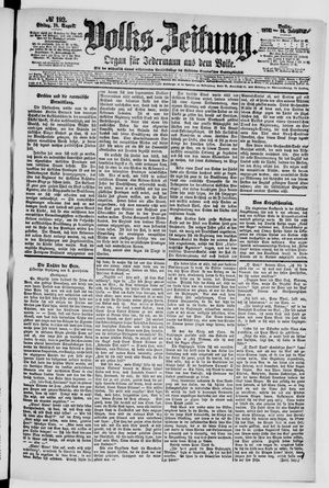 Volks-Zeitung on Aug 18, 1876