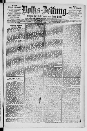 Volks-Zeitung vom 06.09.1876