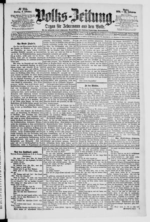 Volks-Zeitung vom 06.10.1876