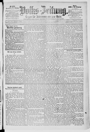 Volks-Zeitung vom 28.10.1876