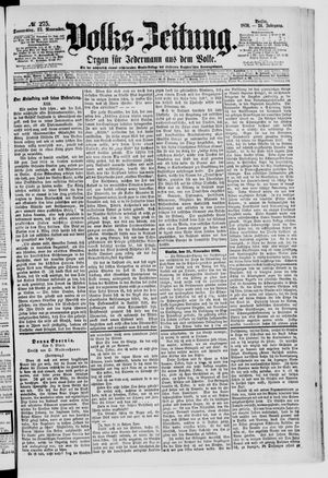 Volks-Zeitung on Nov 23, 1876