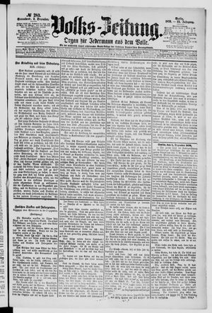 Volks-Zeitung on Dec 2, 1876