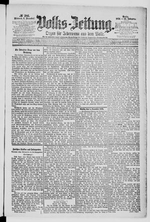Volks-Zeitung vom 06.12.1876