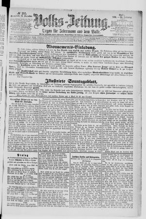 Volks-Zeitung on Dec 16, 1876