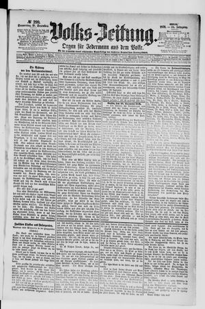 Volks-Zeitung on Dec 21, 1876