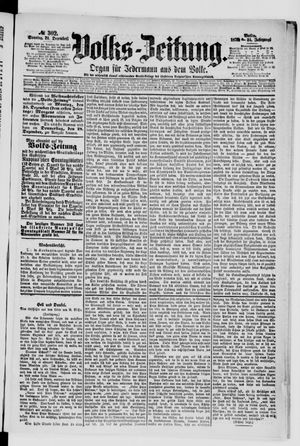 Volks-Zeitung vom 24.12.1876