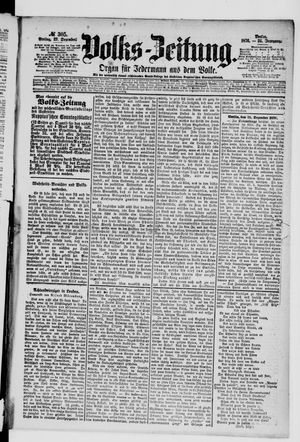 Volks-Zeitung vom 29.12.1876