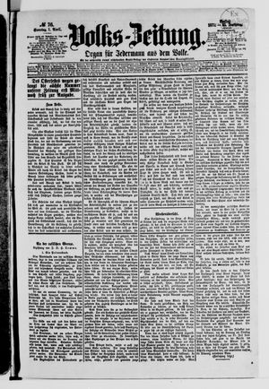 Volks-Zeitung vom 01.04.1877