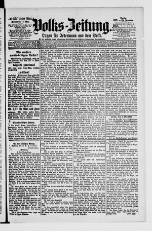Volks-Zeitung vom 05.05.1877