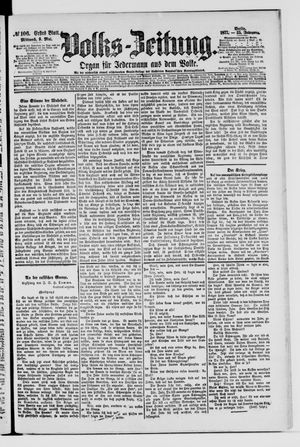 Volks-Zeitung on May 9, 1877