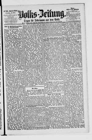 Volks-Zeitung vom 15.05.1877