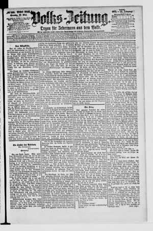 Volks-Zeitung vom 20.05.1877